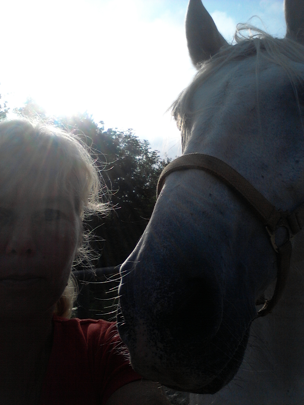 Domino und ich selfie